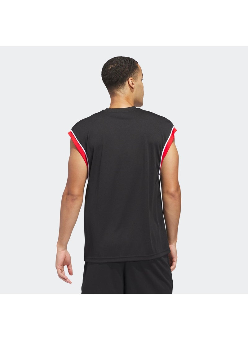 Adidas Basketball All World Sleeveless Tank Top - Image 2